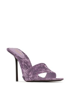 New Saint Laurent Baliqua 105mm Sandals In Purple